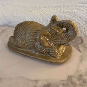 Gold Elephant Statue